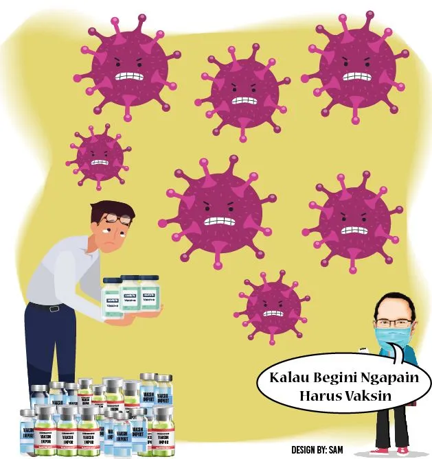 Awas! Vaksin tak Mampu Imbangi Ganasnya Covid-19