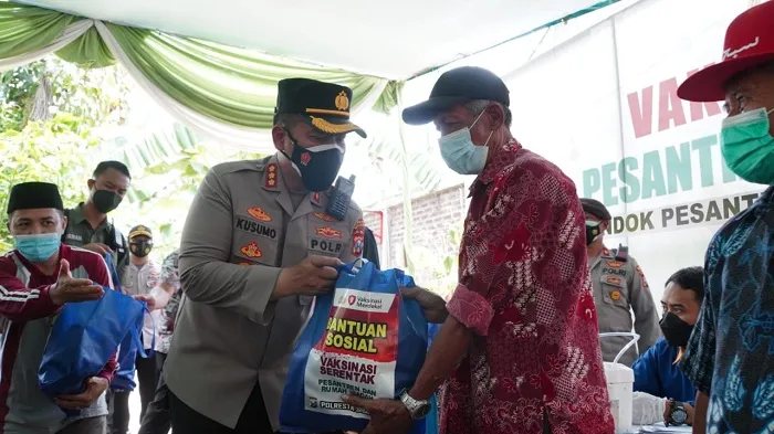 Capaian Vaksinasi Lansia Rendah, Polisi Sidoarjo akan Masif ke Desa
