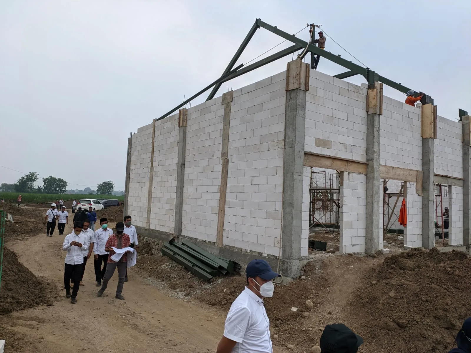 Proyek Gedung Baru SMPN Mojokerto Telan Anggaran Puluhan Milyar
