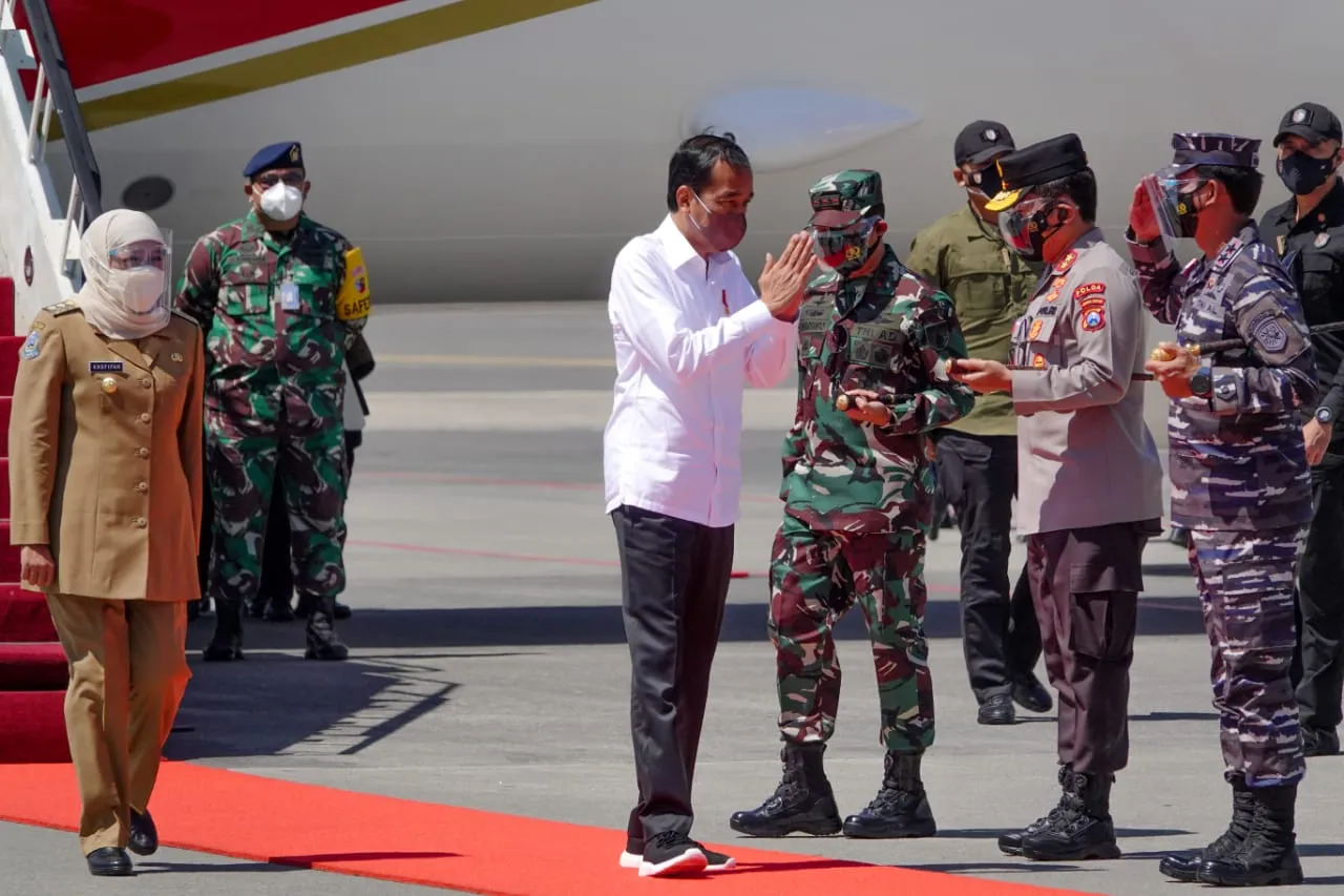 Forkopimda Jatim Dampingi Presiden RI Ground Breaking Pembangunan Smelter PT.Freeport Indonesia