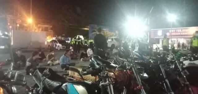 Ratusan Motor Berknalpot Brong Diamankan Polisi