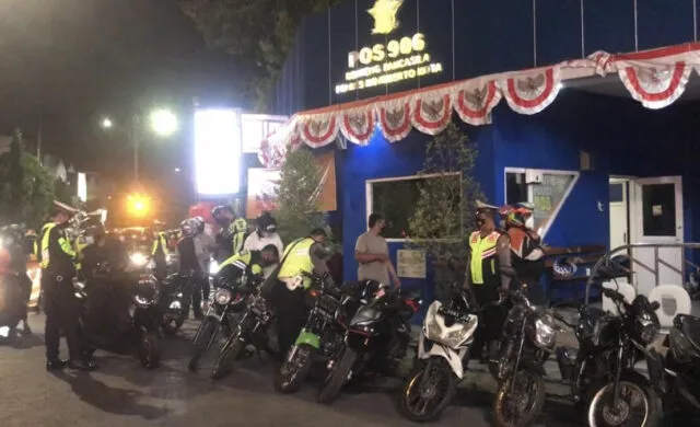92 Motor Diamankan Terjaring Razia di Empat Lokasi