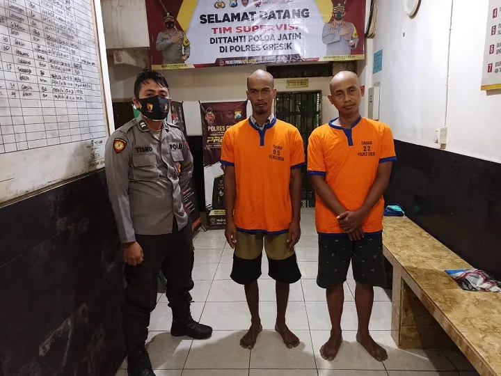 Edarkan Sabu 2,65 gram, Dua Nelayan di Gresik Diringkus Polisi