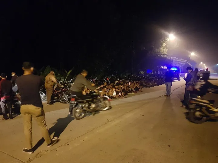 Razia Balap liar, Ratusan Pemuda Diamankan