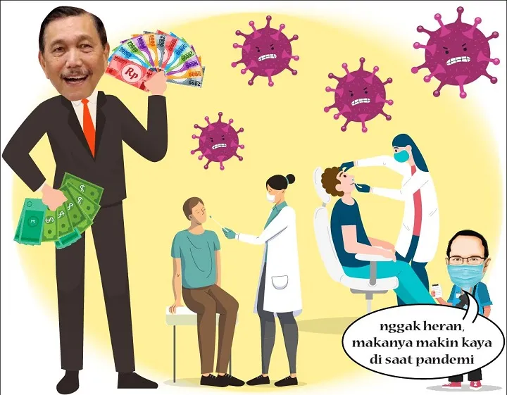Luhut Akhirnya Akui Berbisnis Tes PCR