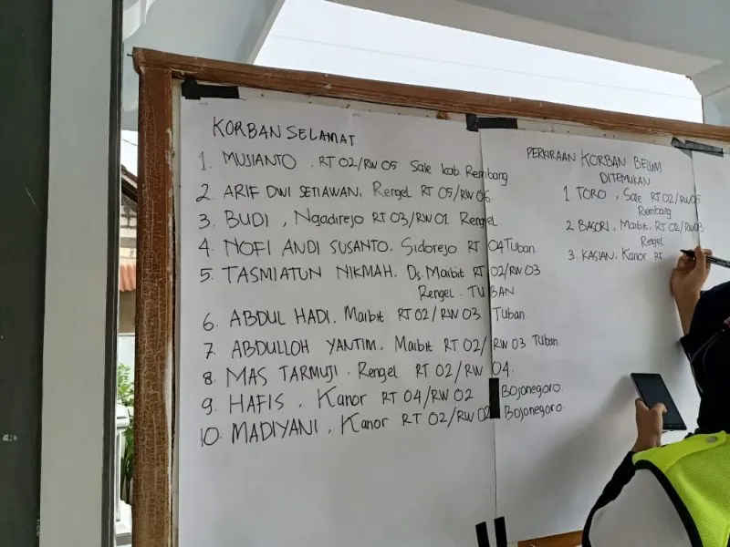 Kesaksian Korban: Arus Bengawan Solo Tabrak Lambung Depan, Perahu Langsung Terbalik