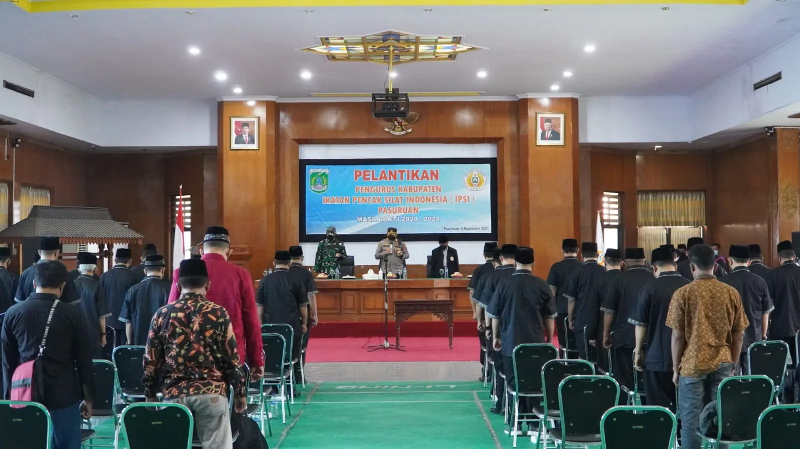 Kapolres Pasuruan Hadiri Acara Pelantikan Pengurus IPSI Kabupaten Pasuruan