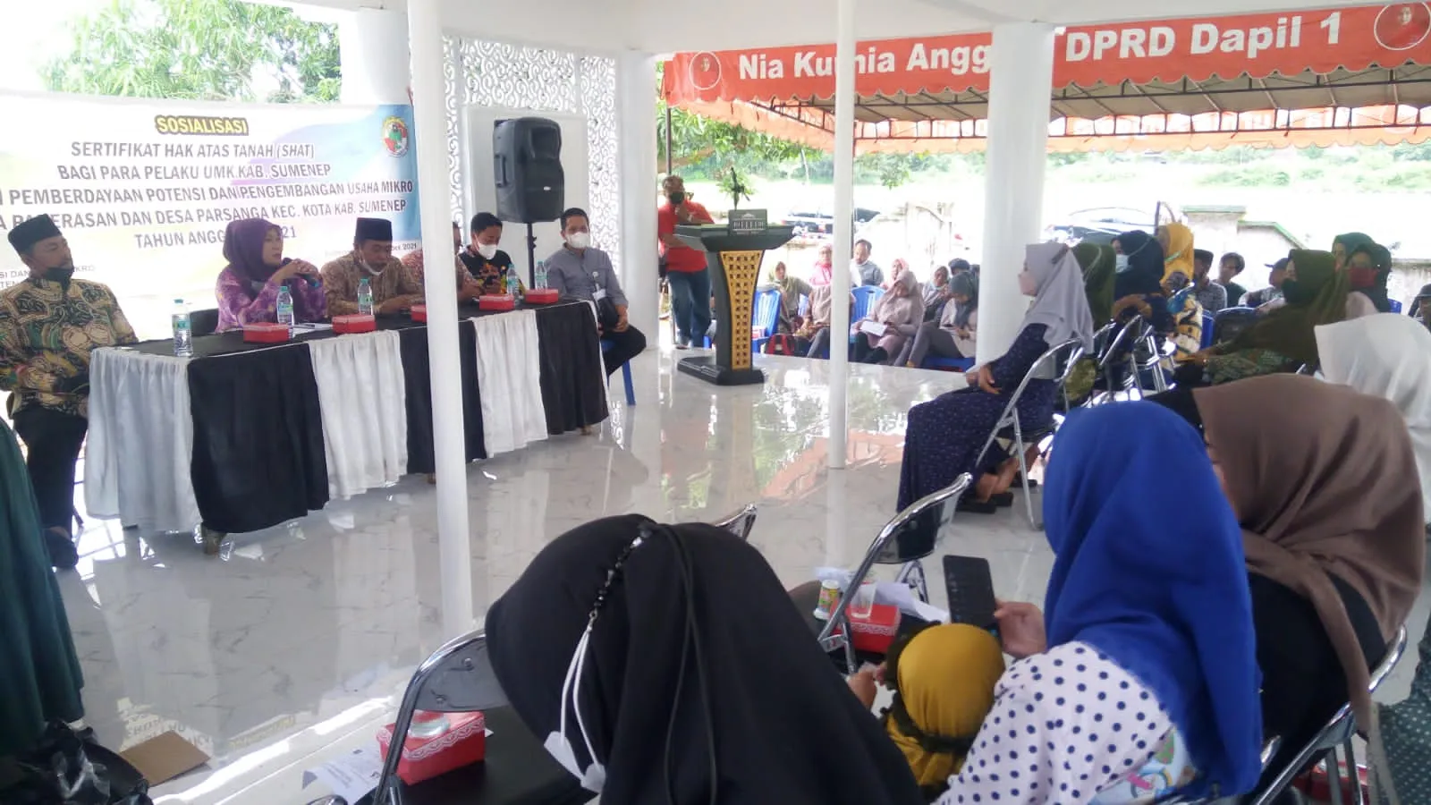 Dinkop dan Usaha Mikro Sumenep Sosialisasi Program SHAT Pada Masyarakat Desa Paberasan dan Parsanga