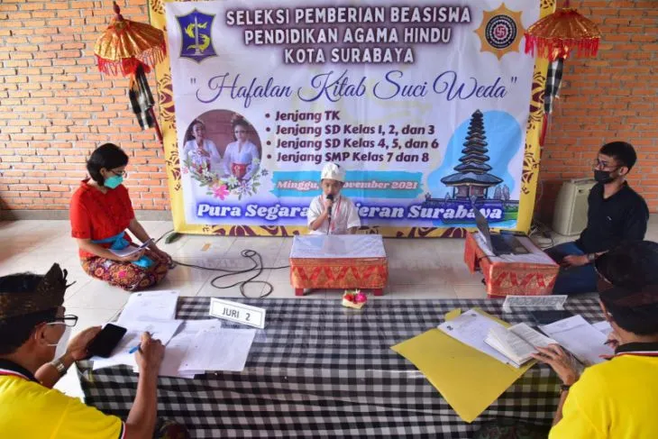 Seleksi Beasiswa Penghafal Kitab Suci di Surabaya Diikuti 287 Pelajar