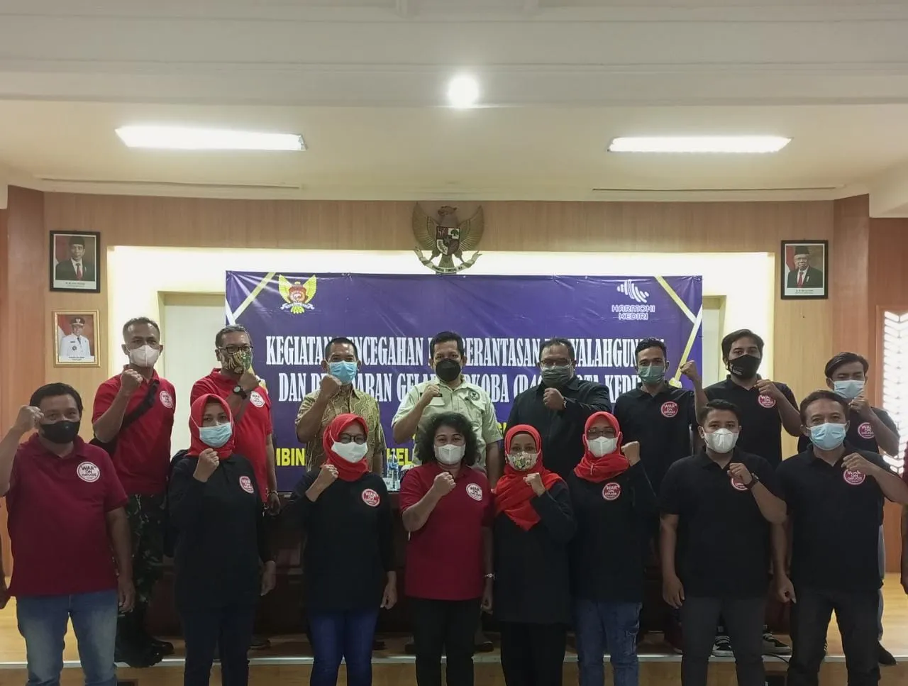 Berantas Narkoba, Kota Kediri Bina Pokja Kelurahan Bersinar