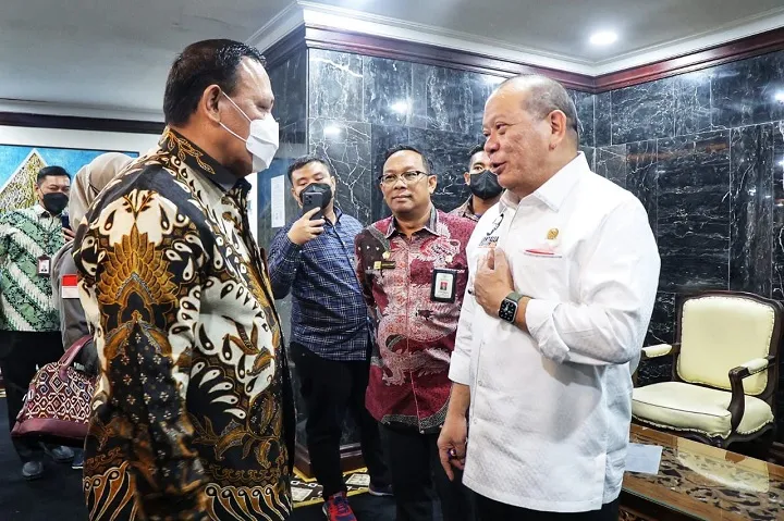 Ketua KPK Firli, Temui Ketua DPD La Nyalla