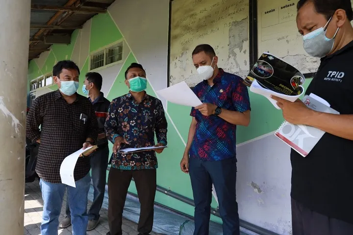 Pemkot Kediri Tinjau Langsung Bakal Sport Art Center Kelurahan Ngronggo