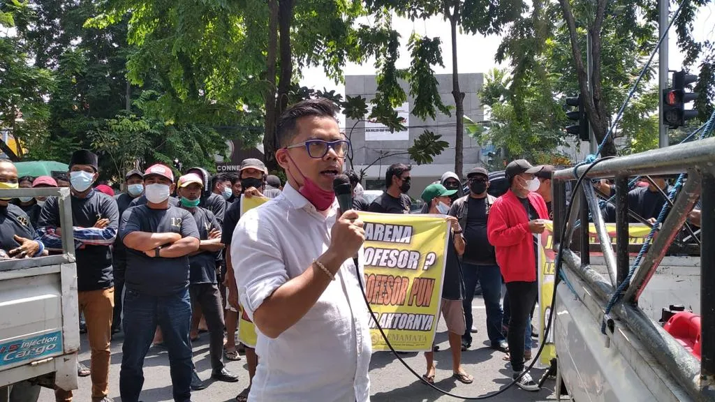 Terindikasi Adanya Mafia Tanah, Gemamata Gelar Aksi di PN Surabaya
