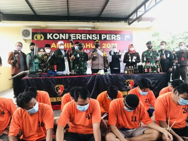 Kasus Kejahatan di Mojokerto Tahun 2021 Meningkat
