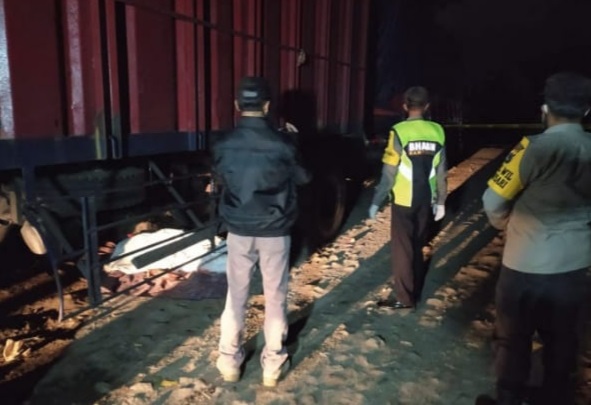 Kondisi korban sebelum dievakuasi petugas. SP/Hadi Lestariono