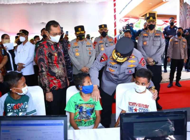 Kapolri Minta Forkopimda Maluku Terus Lakukan Akselerasi Vaksinasi