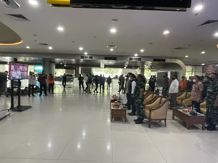 Forkopimda Jatim Interaktif Virtual dalam Launching Aplikasi Monitoring Karantina Presisi dari Bandara Juanda