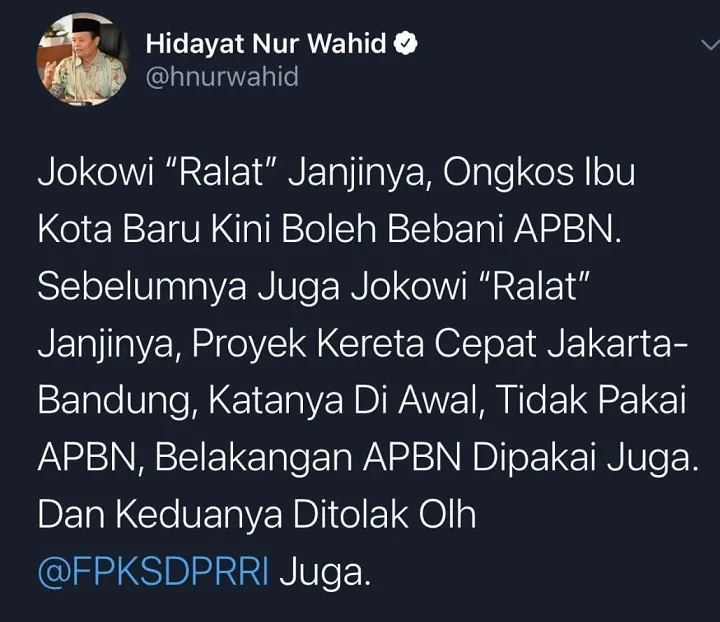 Ibu Kota Negara Baru Impian Jokowi, Dikritik Dimana-mana