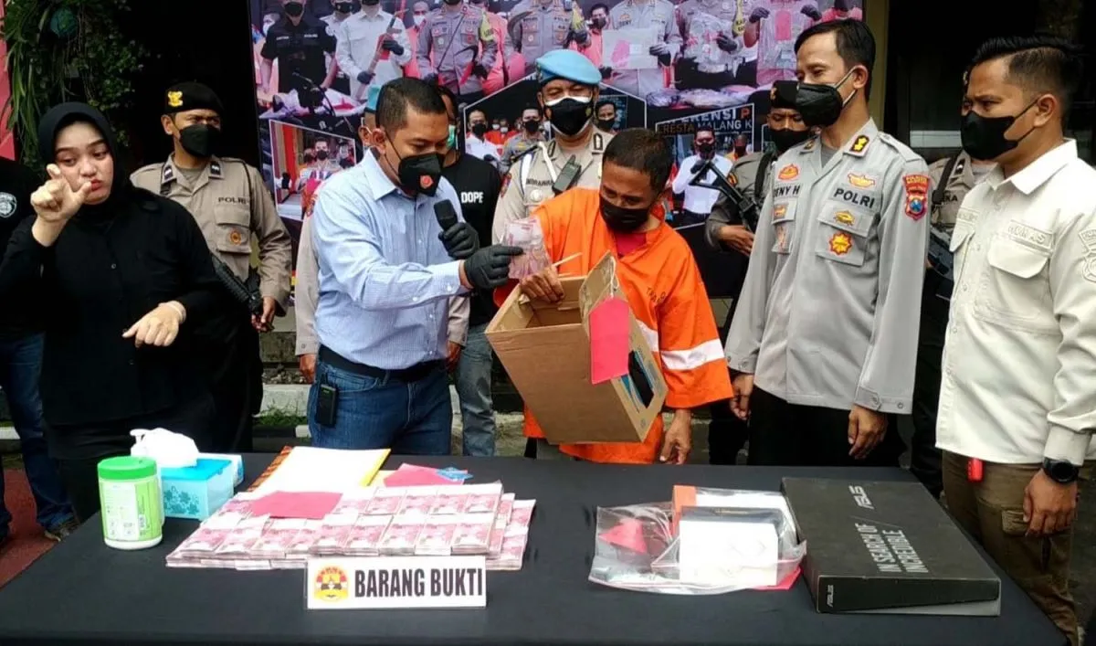 Dukun Palsu Pengganda Uang di Malang Dibekuk