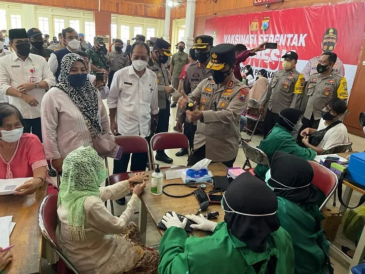 Forkopimda Jatim Genjot Capaian Vaksinasi di Pulau Madura