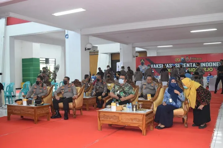 Wakapolda Jatim Ikuti Zoom Meeting Presiden, Terkait Percepatan Vaksinasi