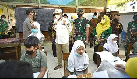 Vaksinasi Anak di Kabupaten Pasuruan Capai 69,90 Persen