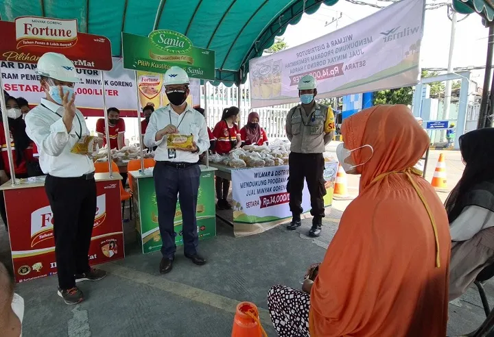 Dukung Kebijakan Pemerintah, Wilmar Gelar Bazar Minyak Goreng Satu Harga