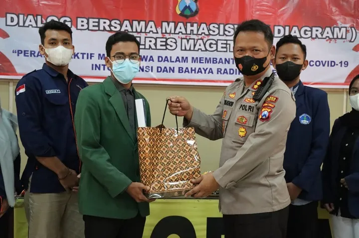 Kapolres Magetan Gelar Dialog Bersama Mahasiswa "DIAGRAM" Dalam Rangka Harkamtibmas di Wilayah Magetan