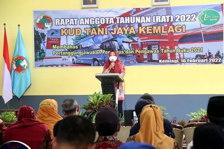 Bupati Mojokerto Buka RAT 2022 KUD Tani Jaya Kemlagi