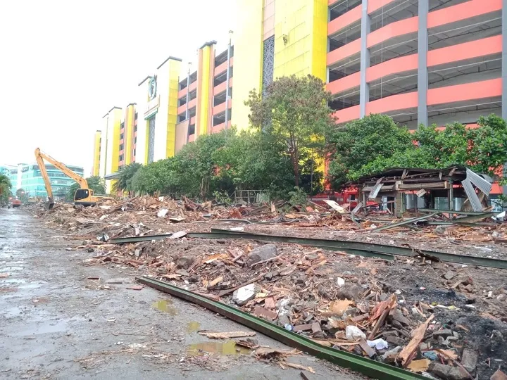 TPS Pasar Turi Sudah Rata dengan Tanah