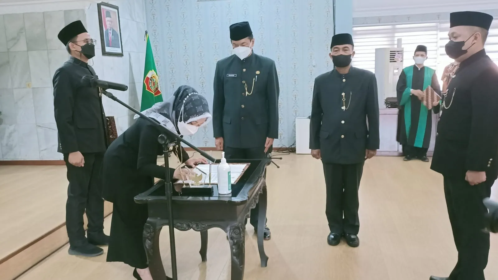 Camat Dawarblandong Dilantik Jadi Kadisporapar Kabupaten Mojokerto