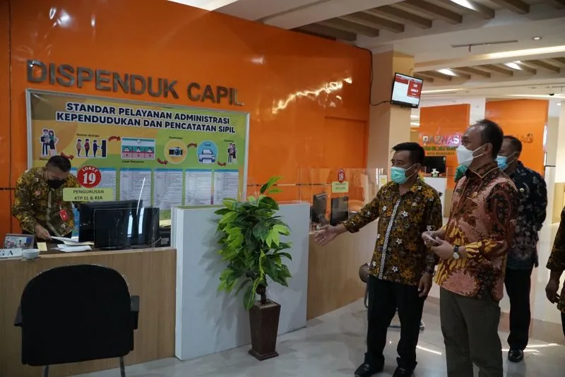 Dirjen Capil Puji Layanan Cepat dan Rapi Dispendukcapil Kota Mojokerto