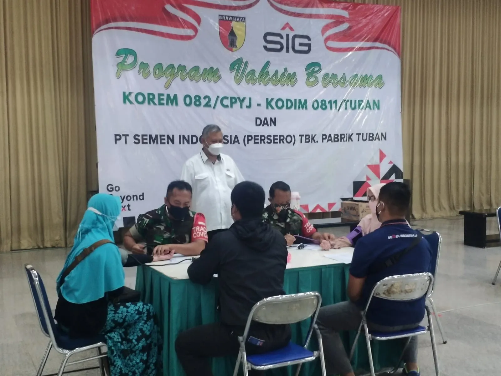 SIG Pabrik Tuban Kembali Langsungkan Vaksin Booster Untuk Masyarakat