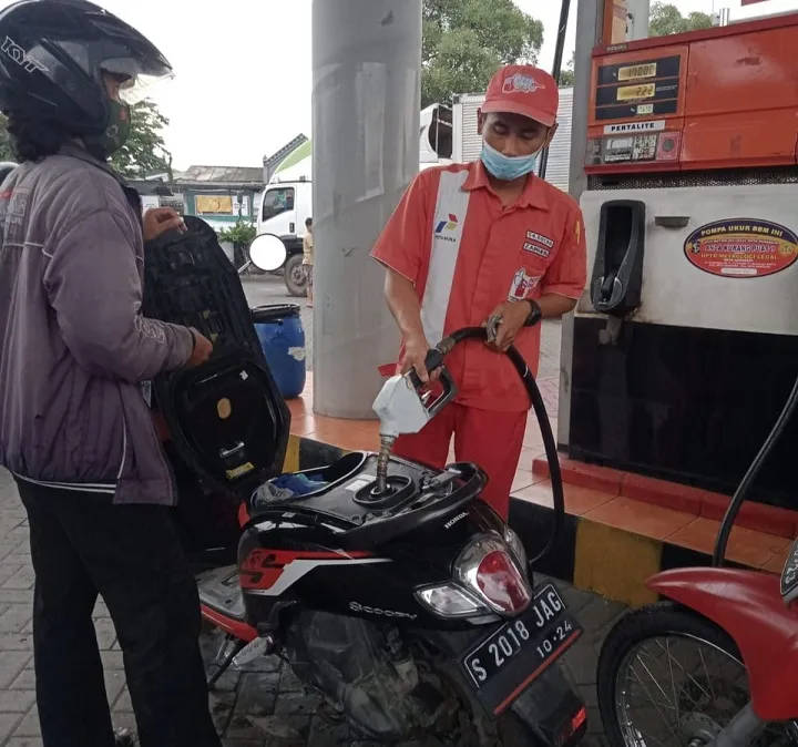 Stok Pertalite di Surabaya Aman