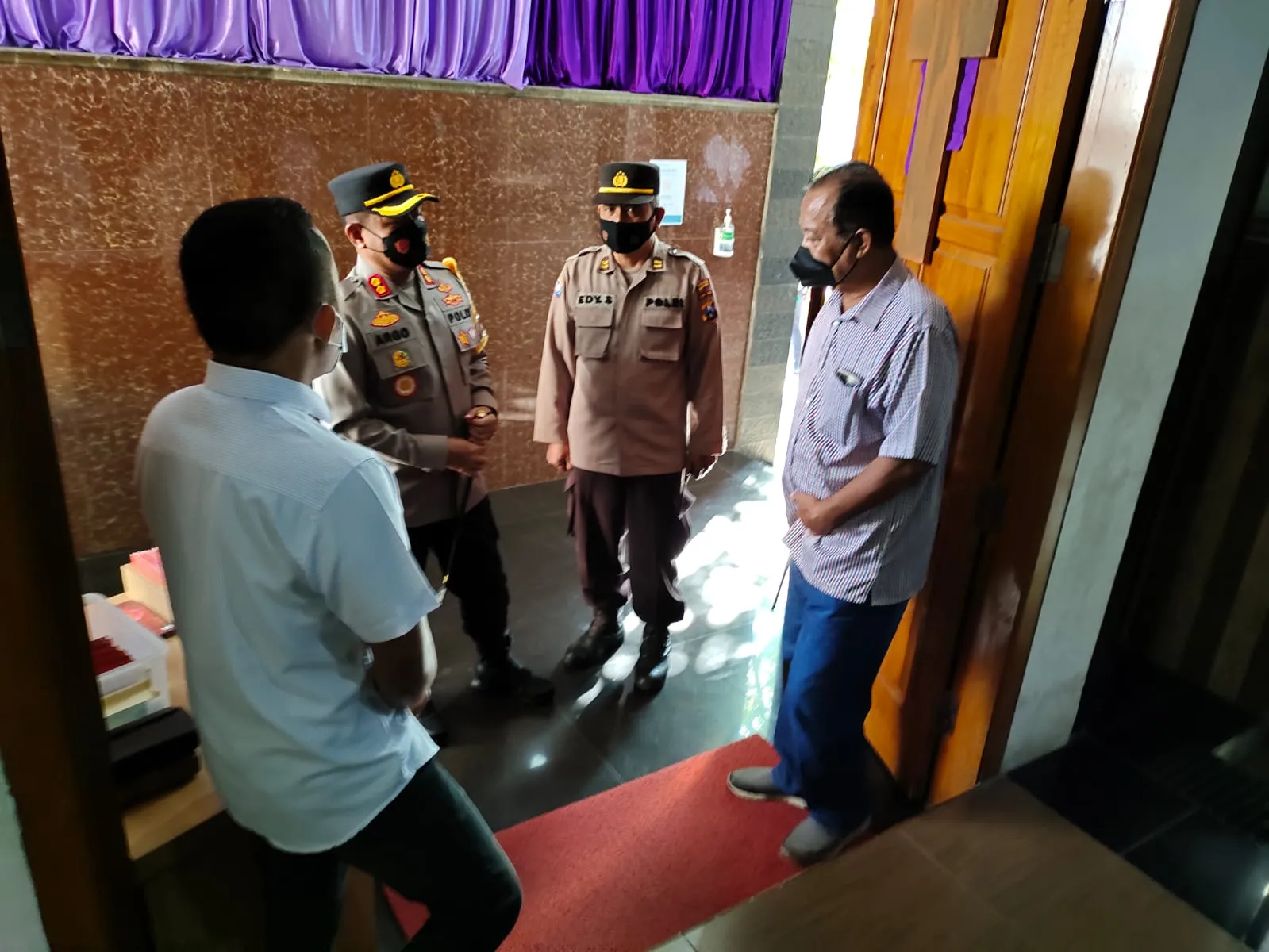 Polres Blitar Kota Amankan Ibadah Paskah di Dua Gereja di Kota Blitar