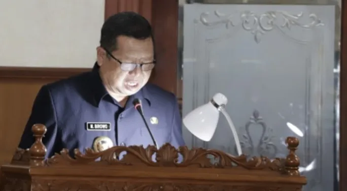 Bupati Tulungagung Hadiri Rapat Paripurna Pertanggungjawaban Pelaksanaan APBD Tahun 2021