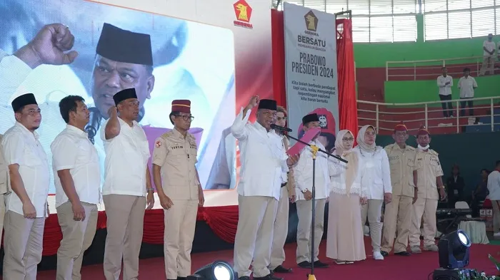 Kader Gerindra Surabaya dan Sidoarjo Deklarasi Dorong Prabowo Subianto Maju Pilpres 2024