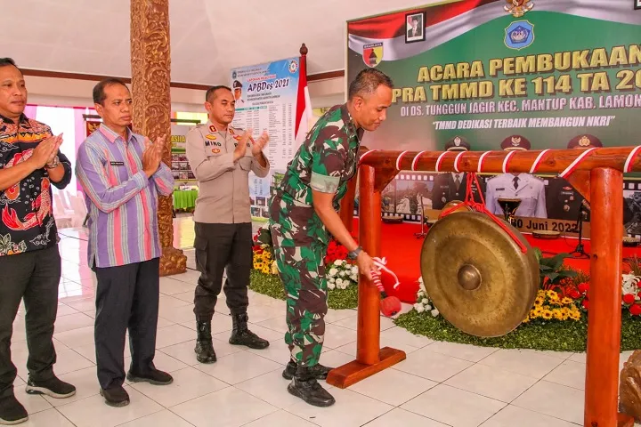 Pra TMMD ke-114 di Lamongan Mulai, Wujud Nyata Membangun Desa