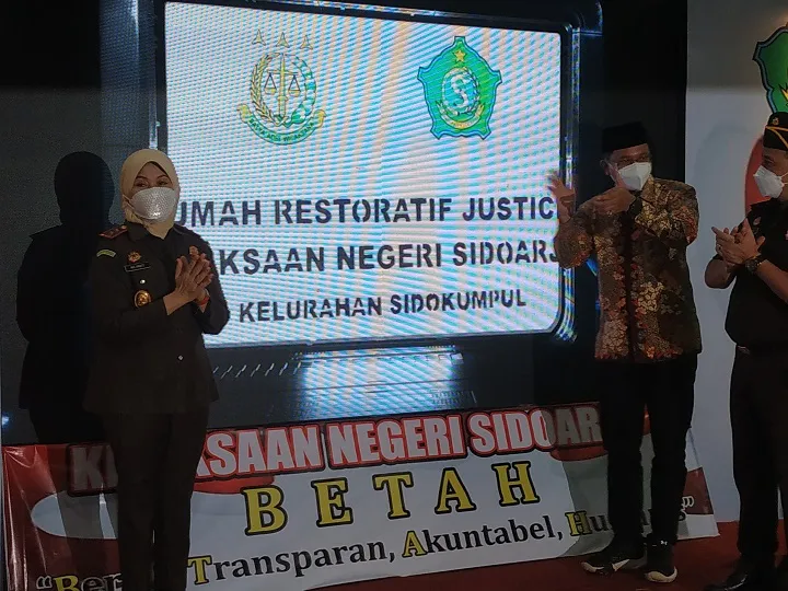 Kajati Jatim Resmikan 20 Rumah Restoratif Justice di Sidoarjo