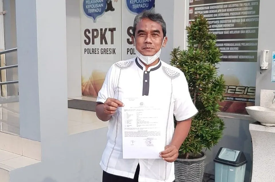 AMPG Resmi Melaporkan Kasus Penistaan Agama ke Polres Gresik