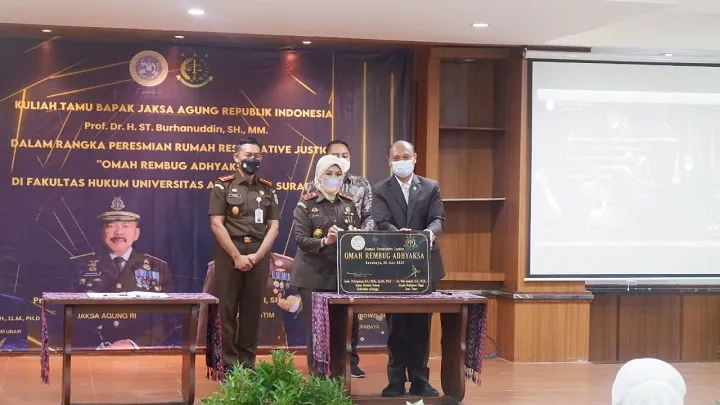 Kajati Jatim kembali Resmikan Rumah Restorative Justice