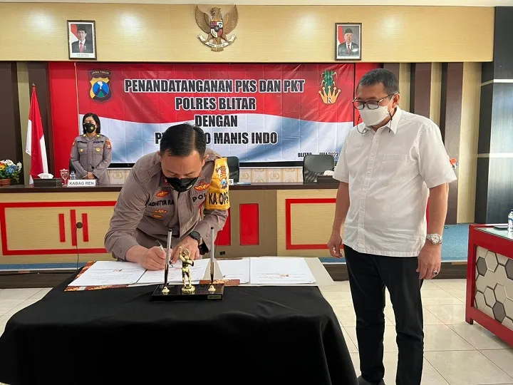 PT RMI Lakukan Kerja Sama dengan Polres Blitar dalam Bidang Keamanan