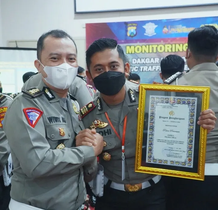Polres Pasuruan Meraih 2 Penghargaan Sekaligus