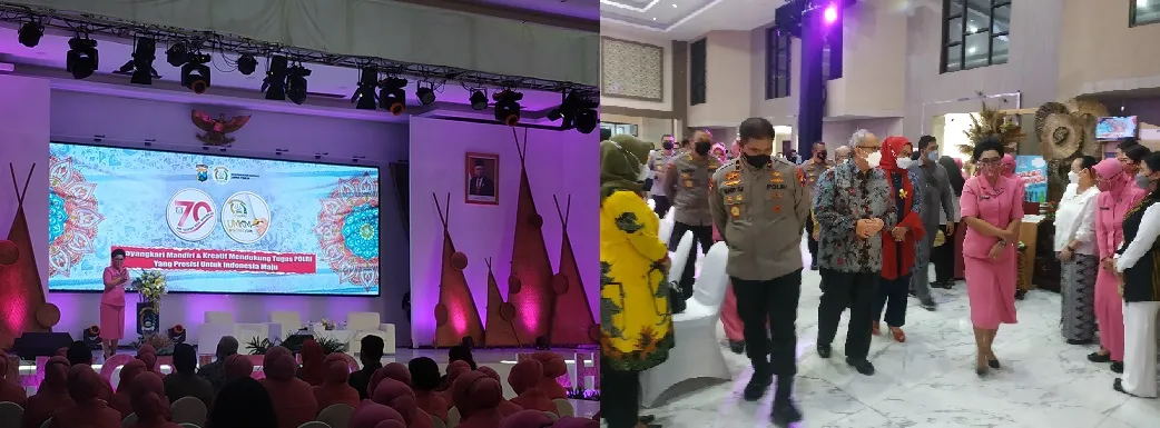 HKGB ke-70 tahun 2022, Polda Jatim Gelar Bazar dan Fashion UMKM Bhayangkari Daerah Jatim