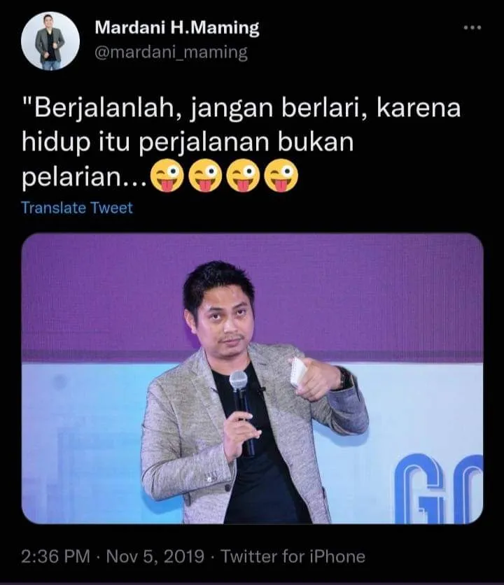 Sejak Jadi DPO, Status Bijak Mardani Maming Soal "Pelarian", Viral