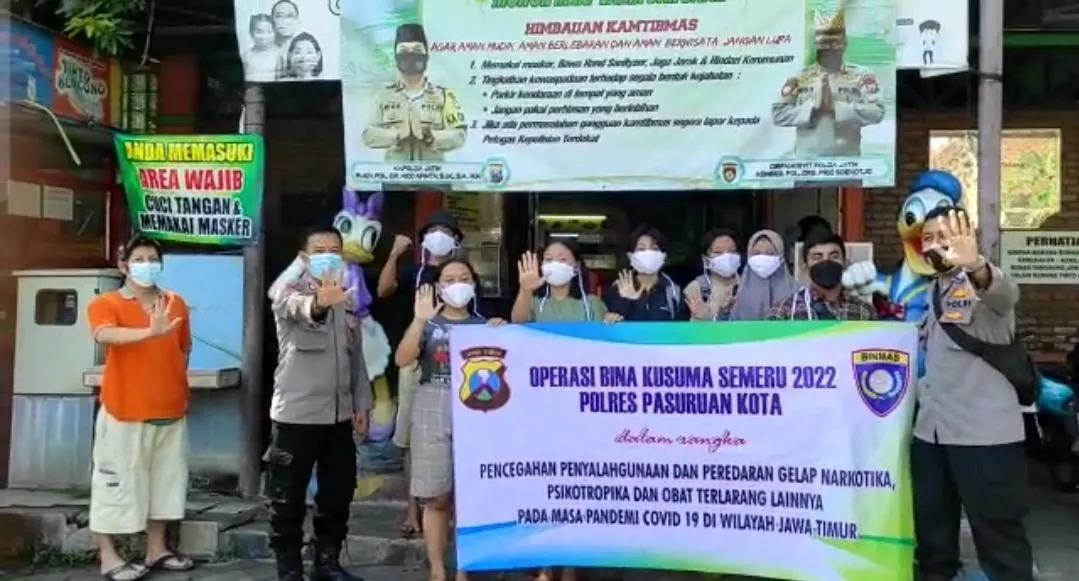 Polres Pasuruan Kota Operasi Bina Kusuma Sasar Tempat Wisata