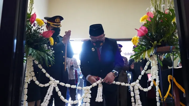 Wali Kota Blitar Resmikan Ruang Podcast Siaga Bhayangkara dan Ruang Reskrim