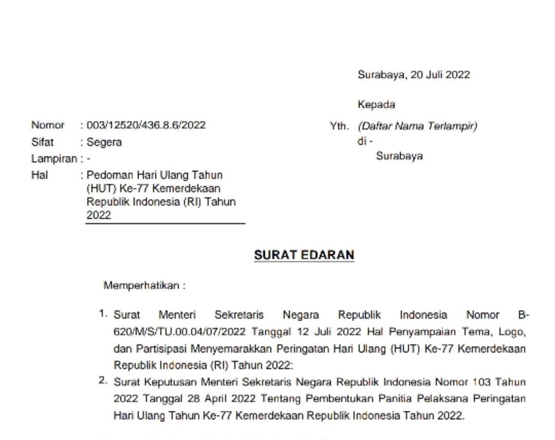 HUT RI ke-77, Masyarakat Indonesia Wajib Hentikan Aktivitas Sejenak Saat Lagu Indonesia Raya Dikumandangkan
