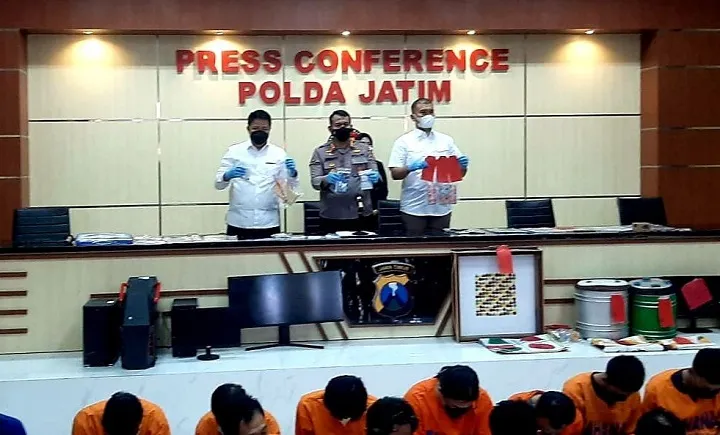Polda Jatim Umumkan Operasi Pemberantasan Judi