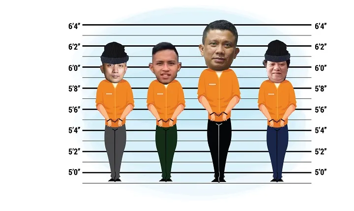 Sambo, Berbaju Tahanan dan Didesak Diborgol